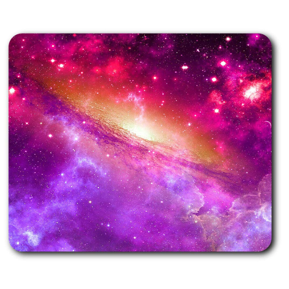 Hole Galaxy Nebula Mouse Mat Pad Computer Pc Laptop Gaming Office Home Desk Accessory Gadget 24234 Pink/Purple/Black 7625999365621