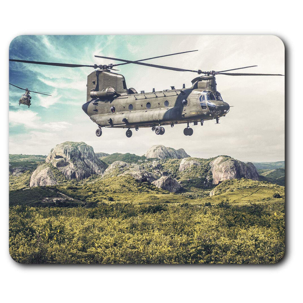Chinook Helicopter Military Raf Mouse Mat Pad Computer Pc Laptop Gaming Office Home Desk Accessory Gadget 15542 7625998681937