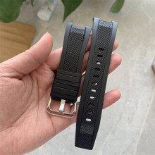 Strap For Casio GST-W120L S130L Silicone Watch Strap Accessory Concave Connector