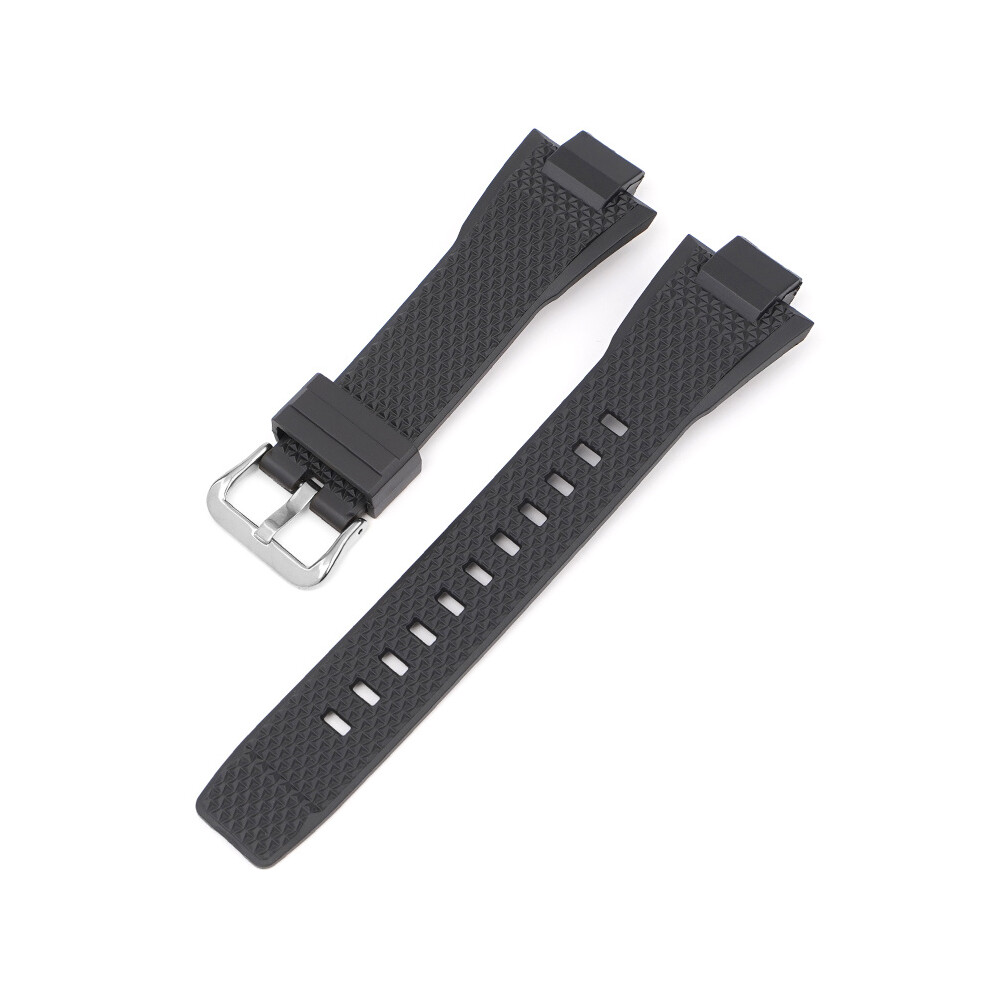(Rubber Ring 1) Strap For Casio GST-B400 Steel Heart Quick Release Rubber Lugged Strap