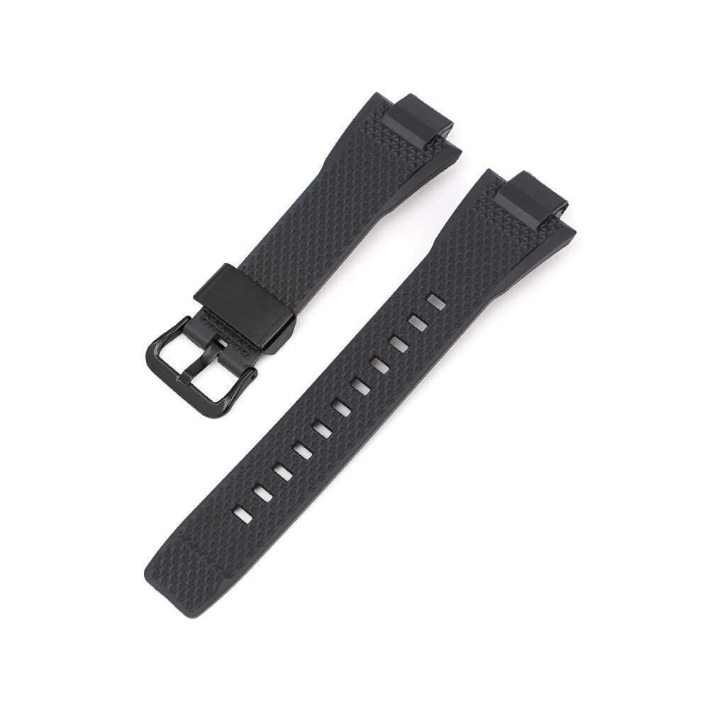 (Steel Ring 2) Strap For Casio GST-B400 Steel Heart Quick Release Rubber Lugged Strap