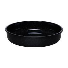 Riess, 0395-022 Roasting Pan Round 30 cm Height 6 cm Classic Baking/Roasting Dish Professional LBH 30 x 30 x 6 cm Weight 1.011 kg