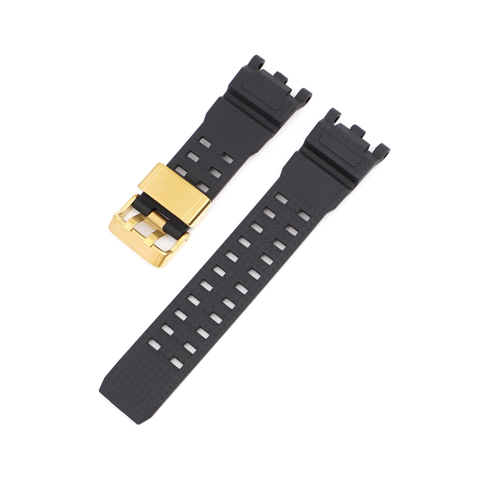 (Gold) Resin Strap For Casio Big Mud King Generation 2 GWG-2000 GWG-2040 TPU Strap