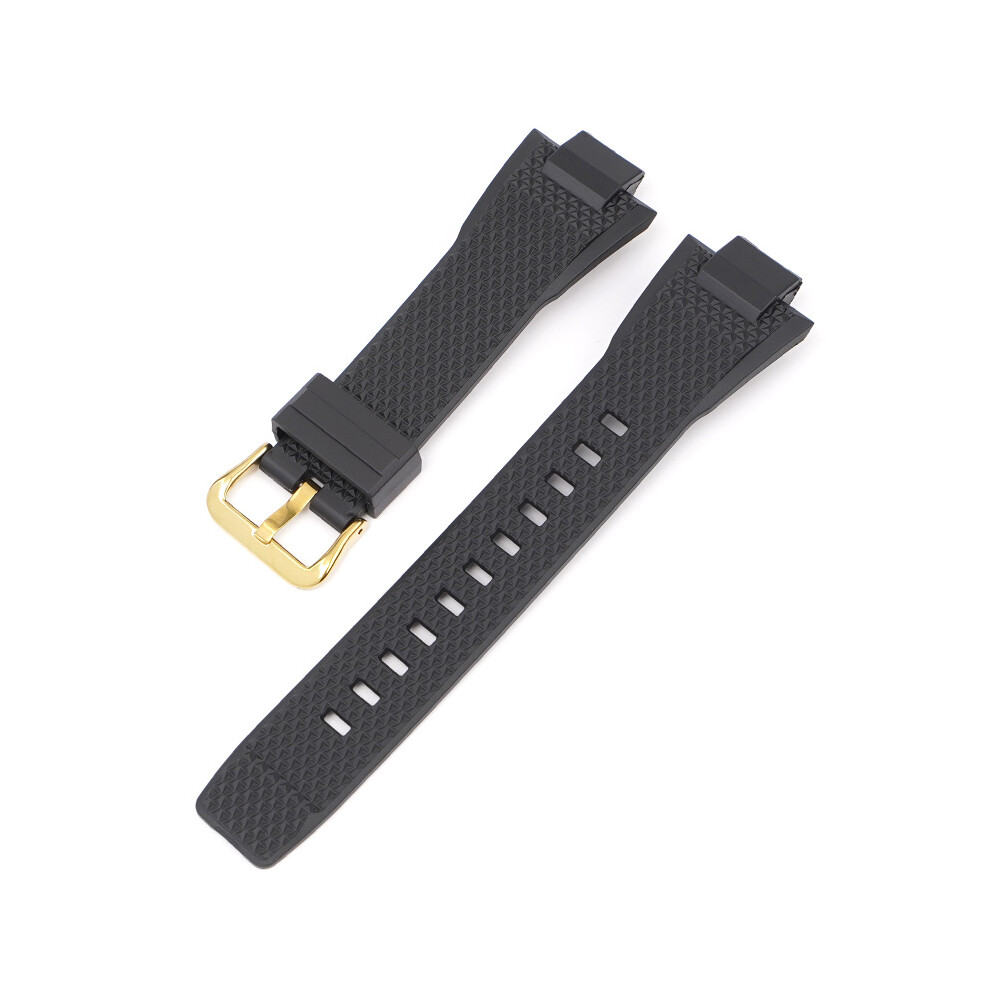 (Rubber Ring 3) Strap For Casio GST-B400 Steel Heart Quick Release Rubber Lugged Strap