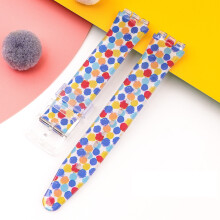 (Polka Dots, 19MM) Silicone Strap For Swatch 17/19MM Trigeminal Printed Strap Silicone Accessory