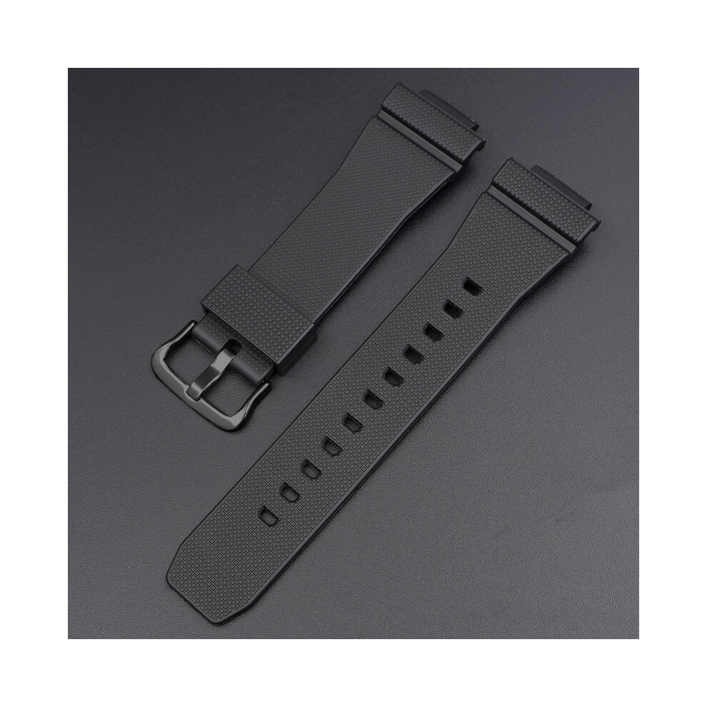 (Black) For CASIO GM-2100 GA2100 GA2110 For G-SHOCK Watch TPU Band Replacement Strap