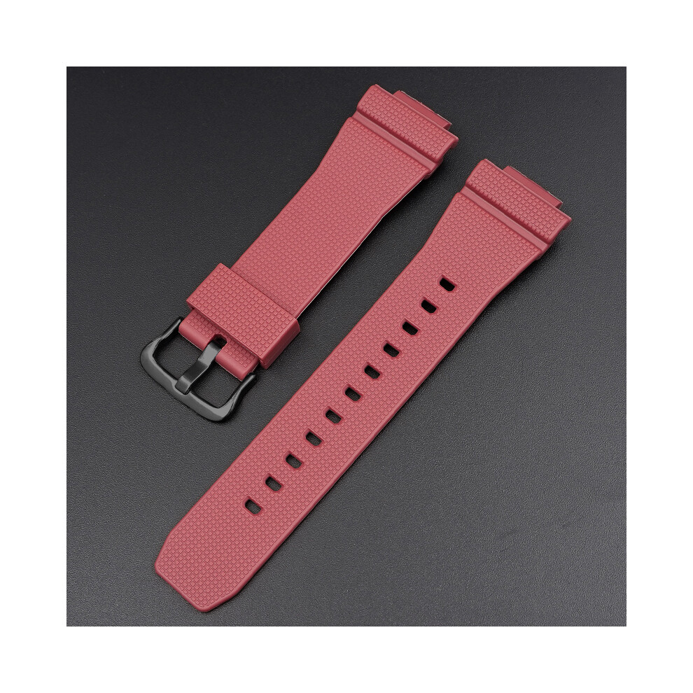 (Red) For CASIO GM-2100 GA2100 GA2110 For G-SHOCK Watch TPU Band Replacement Strap