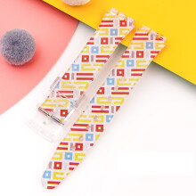 (Red And Yellow, 17MM) Silicone Strap For Swatch 17/19MM Trigeminal Printed Strap Silicone Accessory
