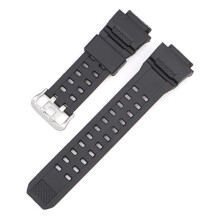(Black) For CASIO G-Shock GW-9400 GW-9300 Catman Watch band TPU Strap Replacements