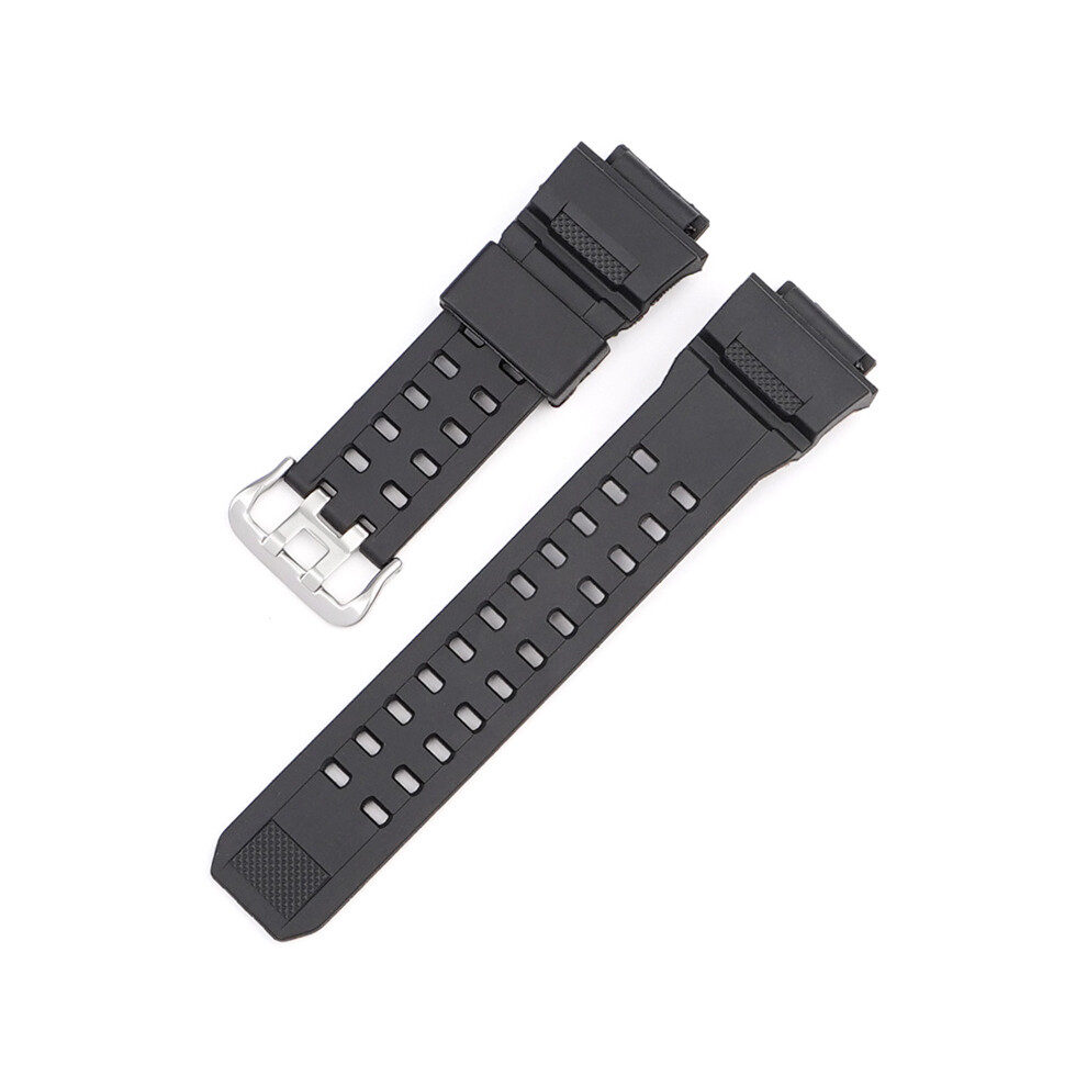 (Black) For CASIO G-Shock GW-9400 GW-9300 Catman Watch band TPU Strap Replacements