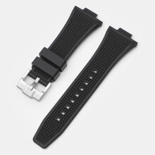 (Black) 12MM Watchband Strap For Tissot PRX Super Gamer T137.407.410 Series Strap