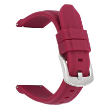 (Red, 26MM) 20-26MM Quick Fit Silicone Straps for Garmin, Seiko, Huawei, Samsung Watches