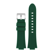 (Green) 12MM Silicone Watchband Strap For Tissot PRX Super Player T137.410/407 Watchband