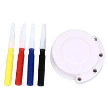 4PCS Oiler Oil Pen Needle Pin With Oil Cup Set Watch Clock Repair Tool Kit