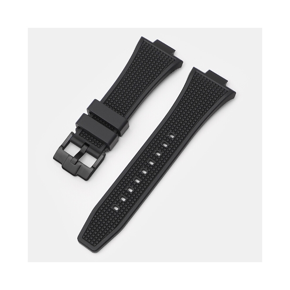 (Black) Watchband Strap For Tissot Prx Super Gamer T137.407.410 Series Strap 12Mm 320997366713