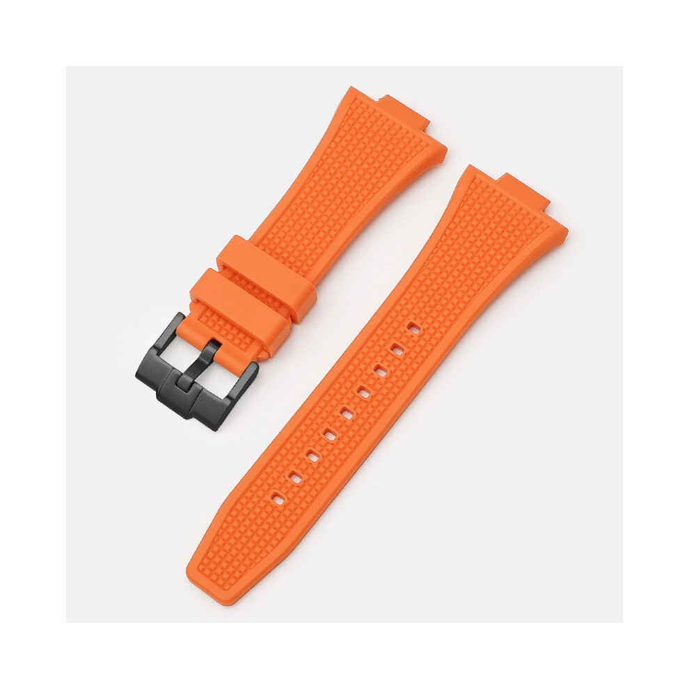 (Orange) Watchband Strap For Tissot Prx Super Gamer T137.407.410 Series Strap 12Mm 320997366751