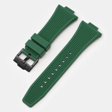 (Green) Watchband Strap For Tissot PRX Super Gamer T137.407.410 Series Strap 12MM