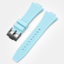 (Light Blue) Watchband Strap For Tissot PRX Super Gamer T137.407.410 Series Strap 12MM
