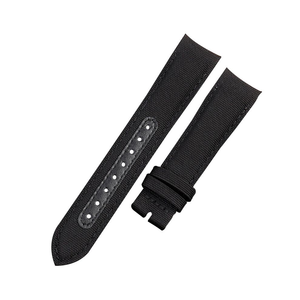 Black (, 22Mm) 20/22Mm Canvas Strap For Omega Seamaster 300 Speedmaster Co-Branded Strap