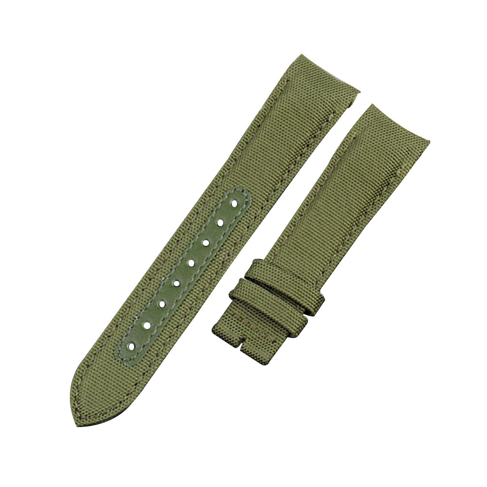 Green (, 20Mm) 20/22Mm Canvas Strap For Omega Seamaster 300 Speedmaster Co-Branded Strap
