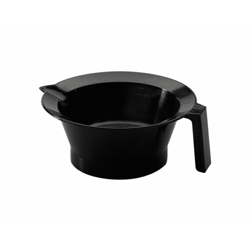 Comair Färbeschale schwarz 200 ml mit Ausguss und Griff