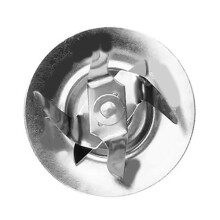 Blender Replacement Parts,Stainless Steel 6 Fusion Blade 4980 with Rubber O Seal Gasket for Blender