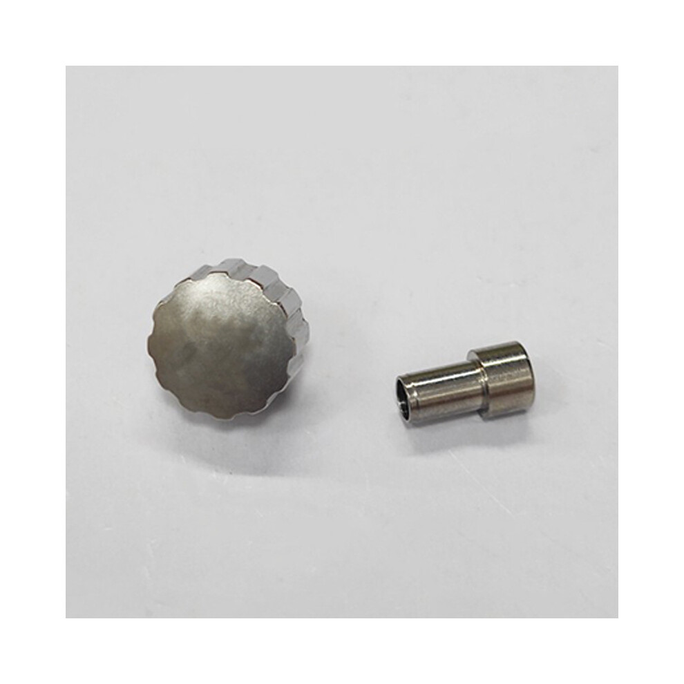Silver (Silver) 7.5Mm Crown 2.5*3.5Mm Tube Female Thread For Omega Seamaster 600 Collection