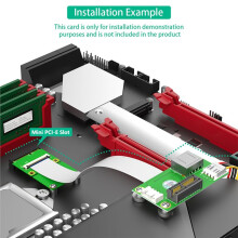 PCIE to PCI-E Express 1X +USB Riser Card with Shielding Aluminum Foil FPC Cable