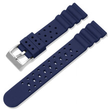 (Blue, 20MM) 20/22MM Straps For Omega/Seiko/Huawei Watch Band Universal Silicone Watch Strap