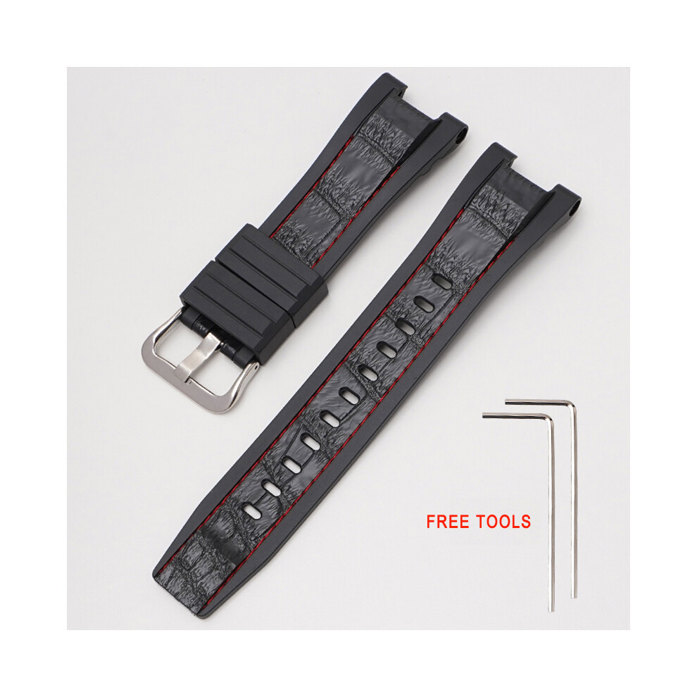 (Red Wire) Strap For Casio G-Shock Gst-W300g Gst-W300 Gst-S300g Gst-S300 With Tools 320997371694