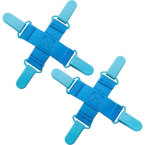 4 Pack Bed Sheet Detangler Reduces Laundry Tangles Keep Bed Sheets/Duvet Covers/Blankets From Tangling, Twisting 1