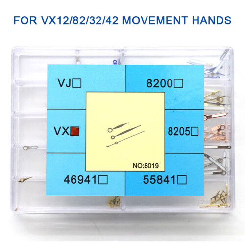 Box Set Watch Luminous Hands For VX VX12 VX82 VX32 VX42 Movements Hands
