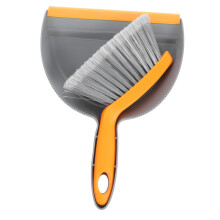 Mini Broom and Dustpan Set for Desk and Keyboard, Soft Bristles Compact 2‑in‑1 Cleaner
