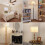 4sets Ceiling Fan Pull Chain Ornaments,Fan Pulls Extension Chains Set, Decorative Metal Light Bulb and Fan Cord 4