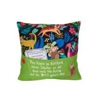Hergo Sofahelden Kinder-Lesekissen 43 x 15 x 43 cm Dschungel