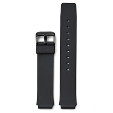 (Black-Black Buckle) 16MM Watch Band For CASIO MQ-24 MQ-59 Electronic Watch TPU Replacement Strap