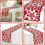 5X Valentines Day Decor Table Runner, 13 X 72Inch Red Lace Table Runner, Heart Table Runner 1