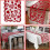 5X Valentines Day Decor Table Runner, 13 X 72Inch Red Lace Table Runner, Heart Table Runner 6