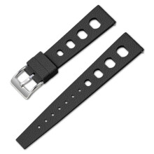(Black, 20MM) 20MM 22MM Watchband Universal Watch Strap With Quick Release Replace For Tissot