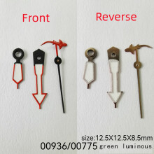 (Red) For NH35/36 4R35/36 7S26 Movement Needle Green Luminous Watch Conversion Needle