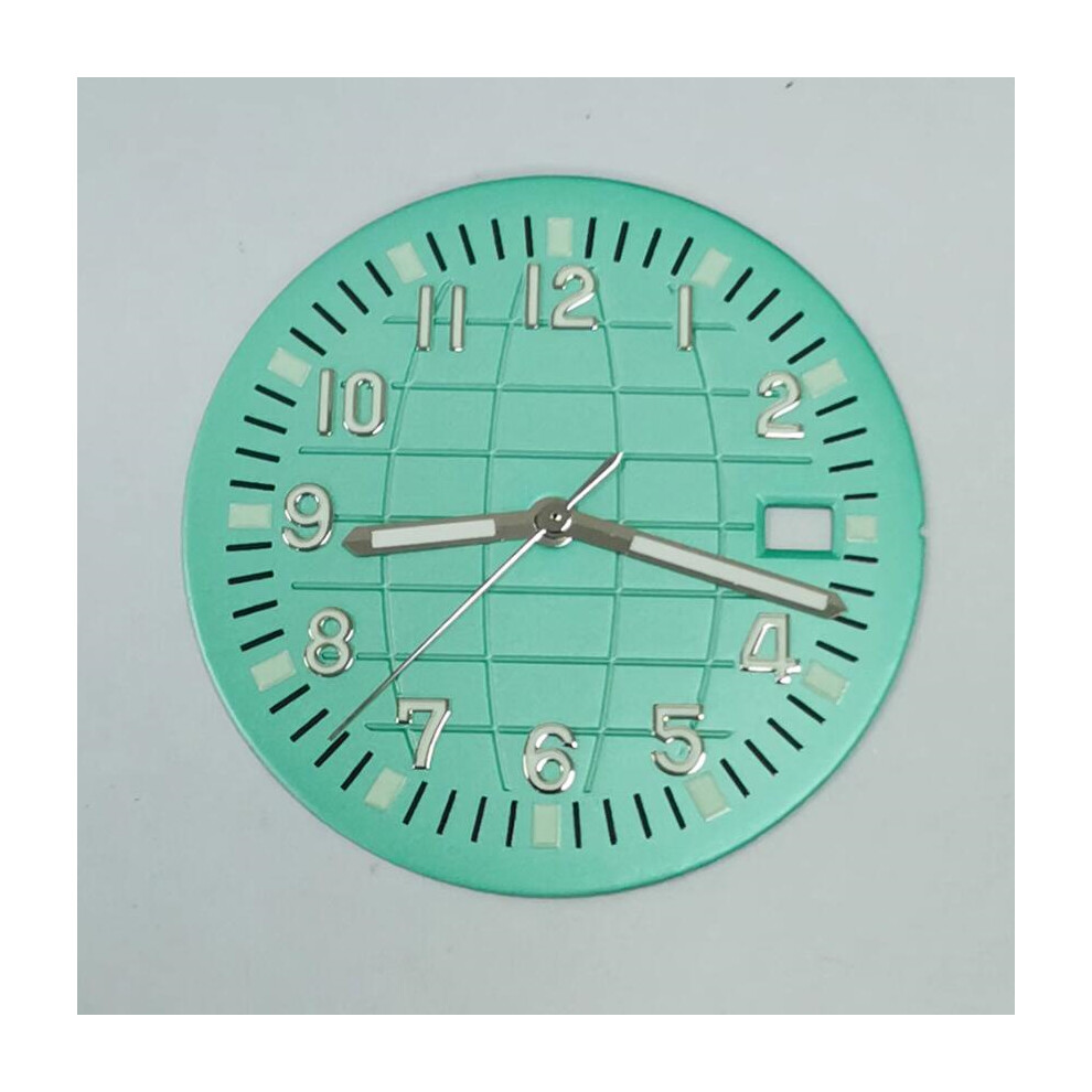 Light/Blue/Green ( ) 32Mm Dial Luminous Hands Watch Repair Parts For Nh35/36/4R/7S Movements