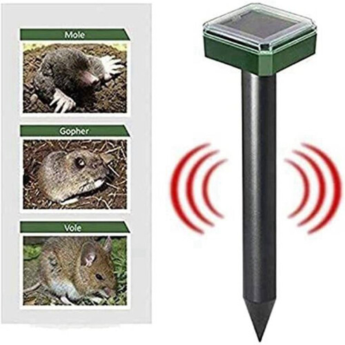 16 Pcs Outdoor Solar Ultrasonic Vibration Repeller Snake Repeller Mole Electronic Snake Repeller 2