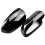 S  Bright Black Rearview Side Mirror Cap for  A4 B6 B7 A6 C6 (2003-2007) S4 5
