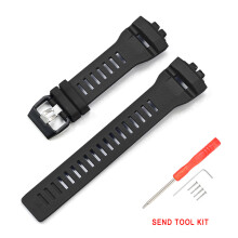 (Black) For CASIO G-SHOCK GBD-200-1/2/9 GBD-200RD Watch Strap Band With Tool Kit