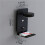 10X Reading Wall Light with USB Port Charging  Rack Bedside Lamp with  -Black 10