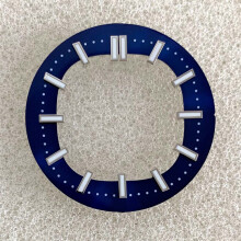(Purple) 30.5mm Watch Repair Replacement Parts Luminous Dial for NH35/36 Movement