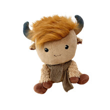 Soft Plush Scottish Cattle Doll PP Cotton Filling Lovely Stuffed
