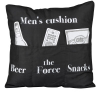 Hergo Sofahelden Sofakissen 43 x 43 cm Mans Cushion