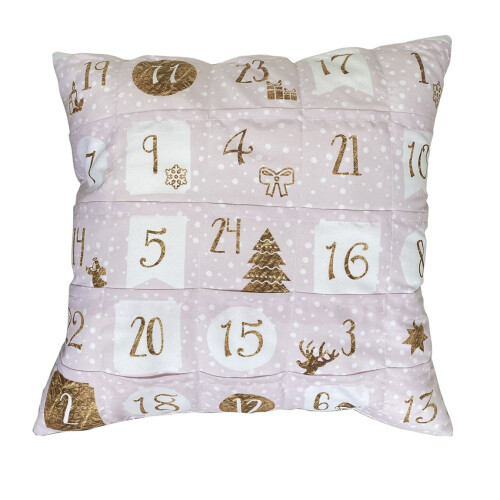 Sofahelden Adventskissen 40 x 40 cm Rose