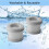 4pcs MJCMY02DY Filter Element for  Mijia Wired Mite Remover 2 Washable Filter Element 6